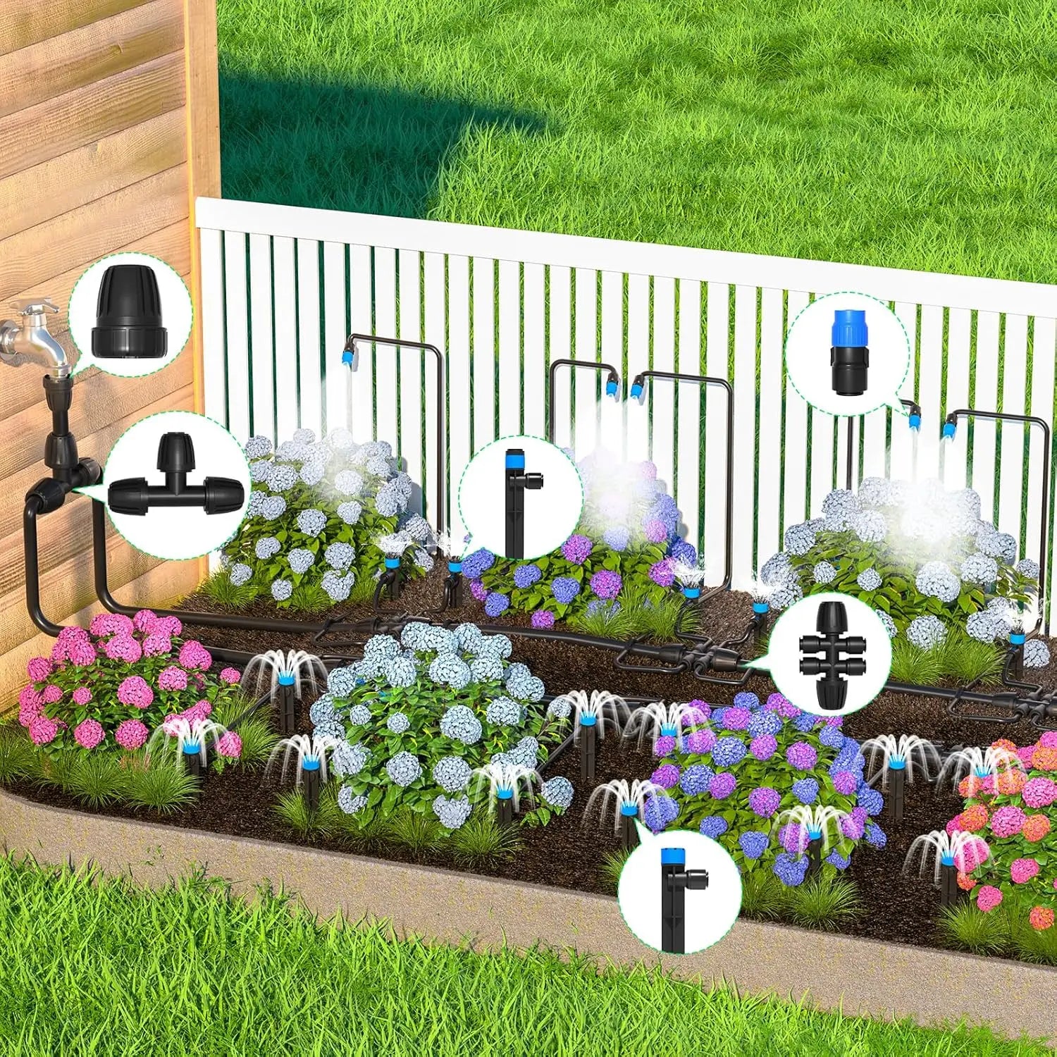 Quick Connector Automatic Drip Irrigation System