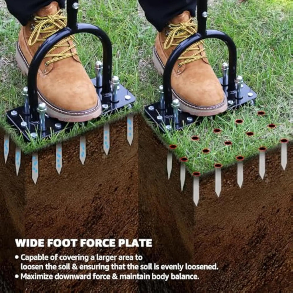 Lawn Aerator-Automatic Dirt and Leaf Clean Design
