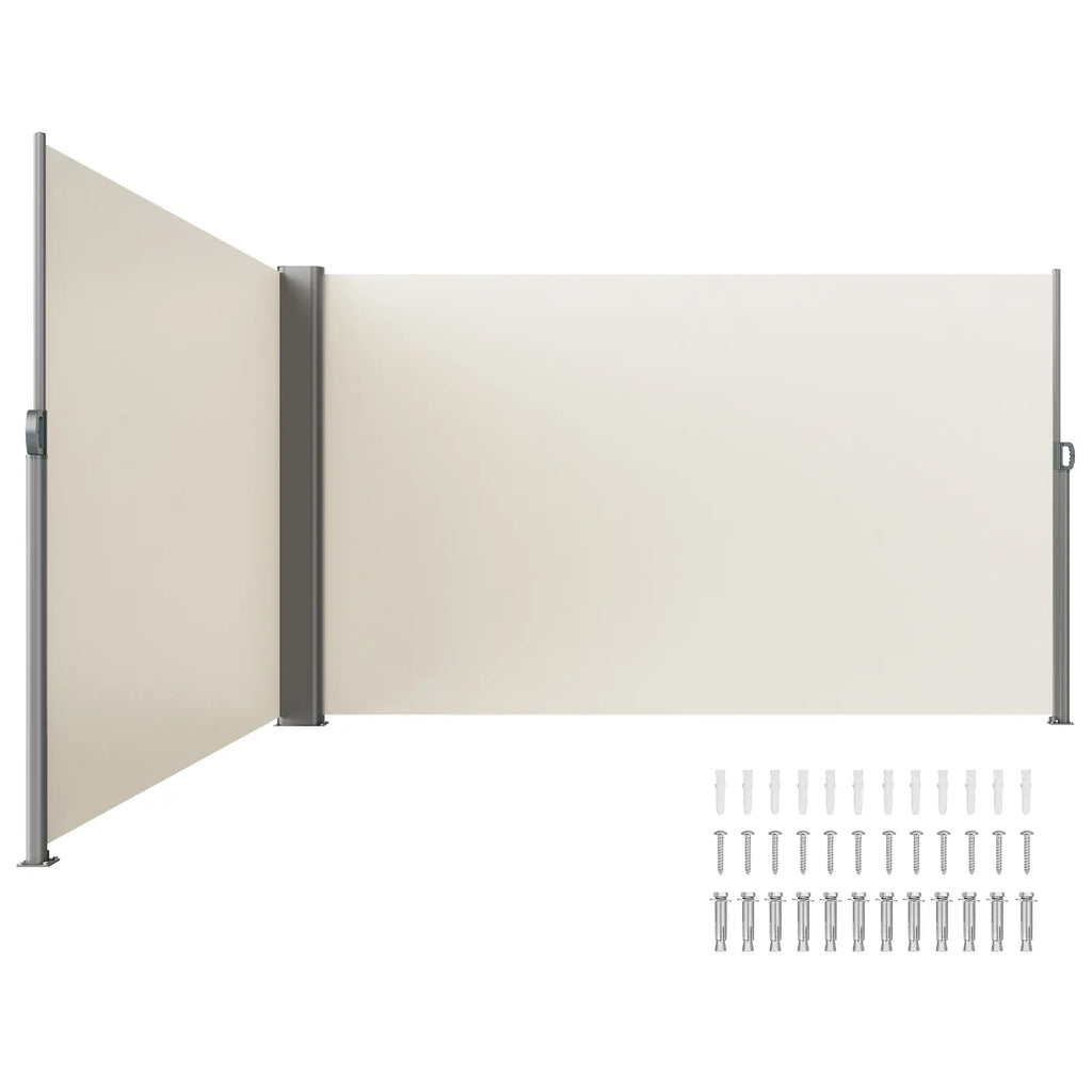 Retractable Aluminum Outdoor Privacy Screen