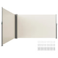 Retractable Aluminum Outdoor Privacy Screen