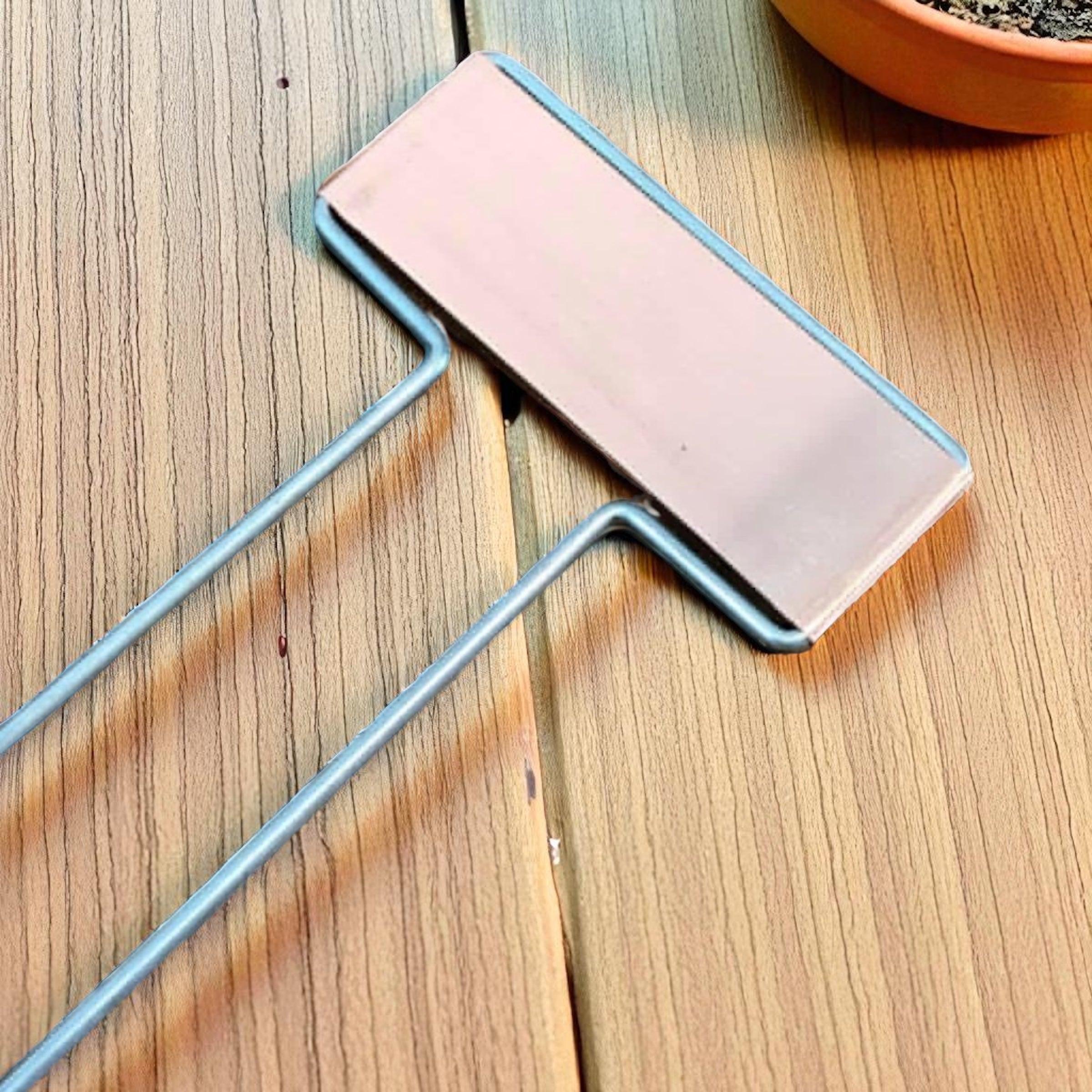 Bulk Copper Plant Markers for Gardens & Potted Plants