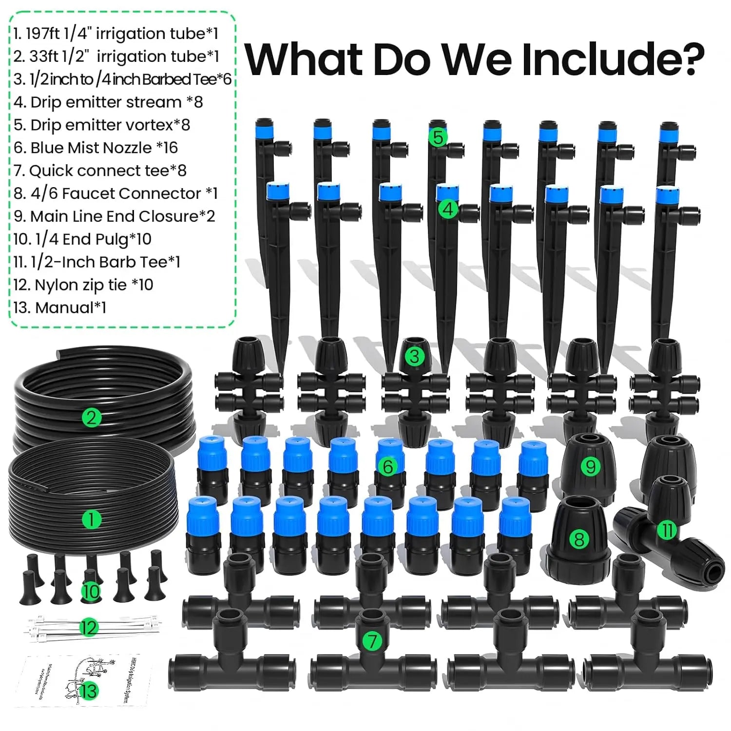 Quick Connector Automatic Drip Irrigation System